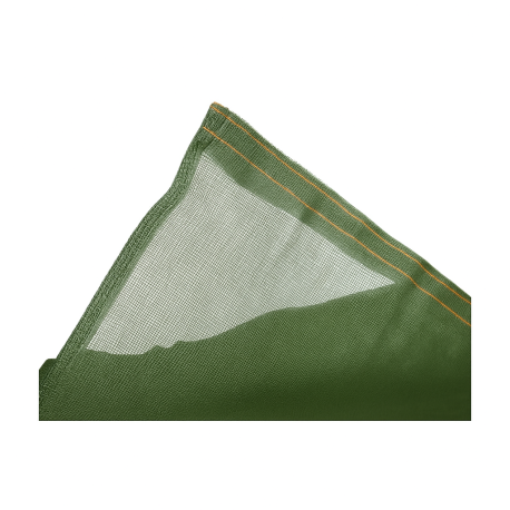 Detail materiálu HDPE sieťky Zill Tec220 15×18 m – pevná mriežka, zelený odtieň