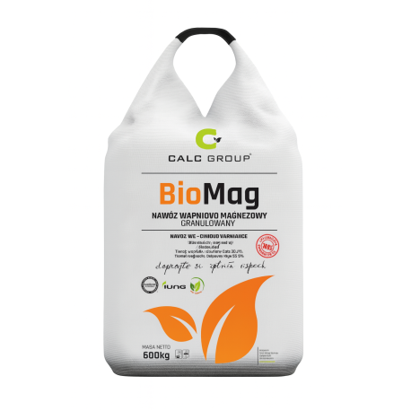 BioMag 600 kg Big Bag – granulované vápenato-horečnaté hnojivo na úpravu pH pôdy