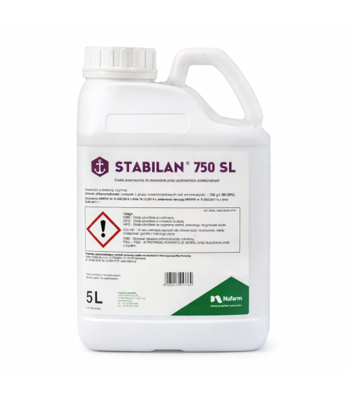 Stabilan 750 SL 5 l – regulátor rastu rastlín proti poliehaniu obilnín