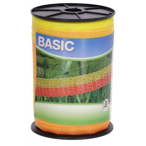 Vodivá páska BASIC 200 m, 20 mm, žltooranžová