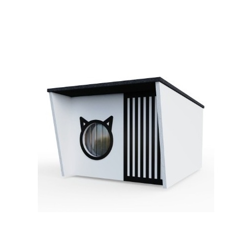 Domček pre mačky BOX - biely